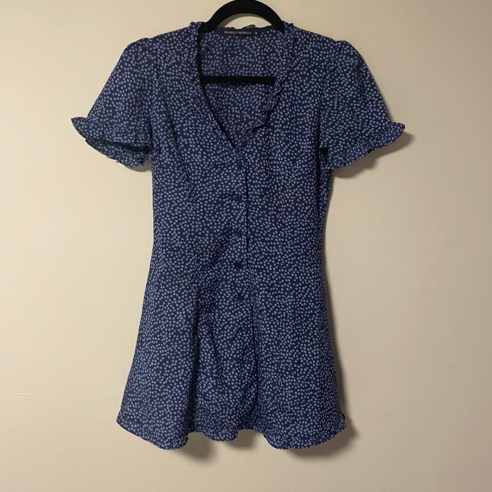 Blue Floral Dress